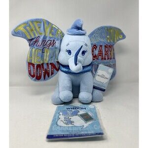 Disney Wisdom Dumbo Plush And Pins Set LIMITED Release 1 of 12 NEW